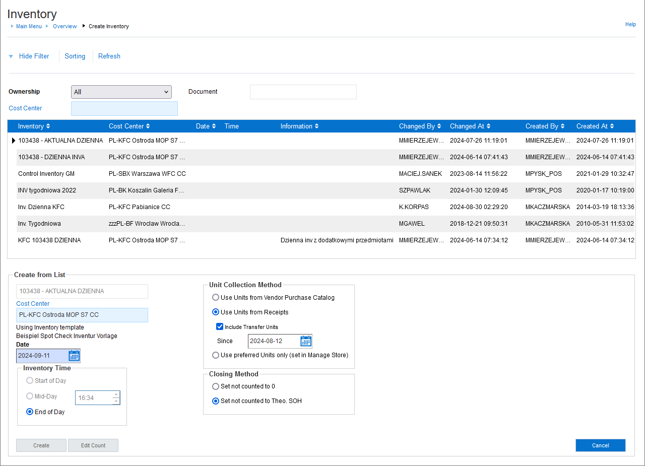 Wybrany szablon Wybrany szablon