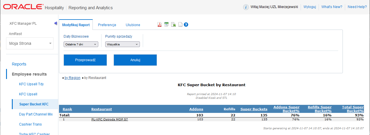 Wybieranie restauracji